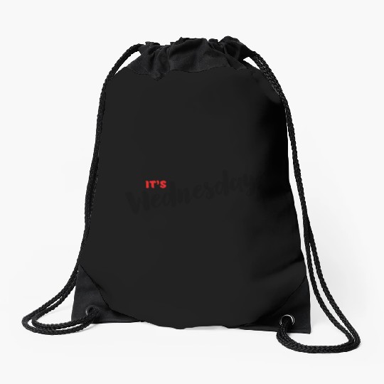 Day Name Drawstring Bags for Daily - It's Wednesday