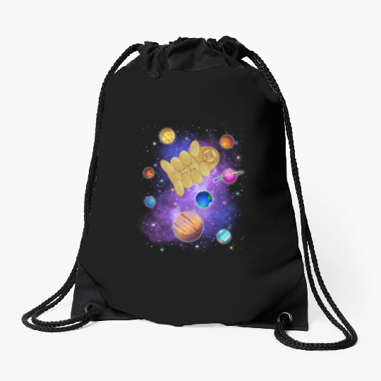Tardigrade Space! Nerd, Geek Microbiology Science Drawstring Bags