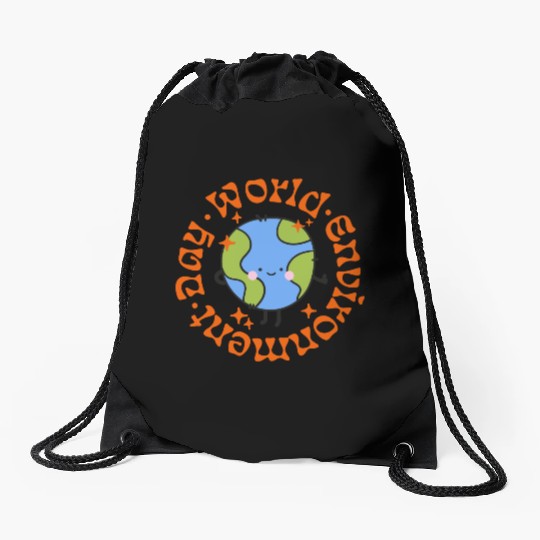 World Environment Day Drawstring Bags