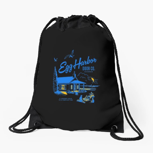 Egg Harbor Retreat Drawstring Bags