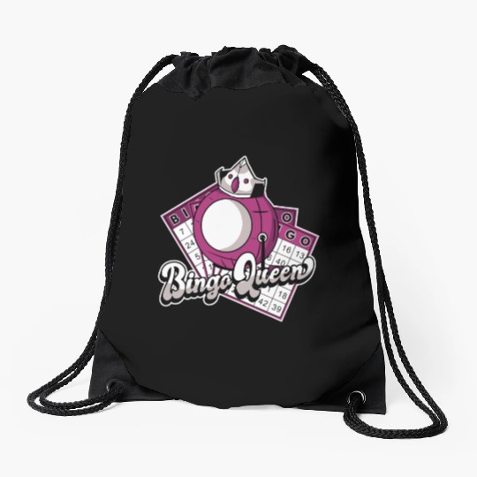 Bingo Queen Professional Caller Daubers Bingo Drawstring Bags