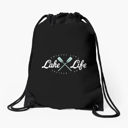 Crystal Vintage Boating Paddle Drawstring Bags