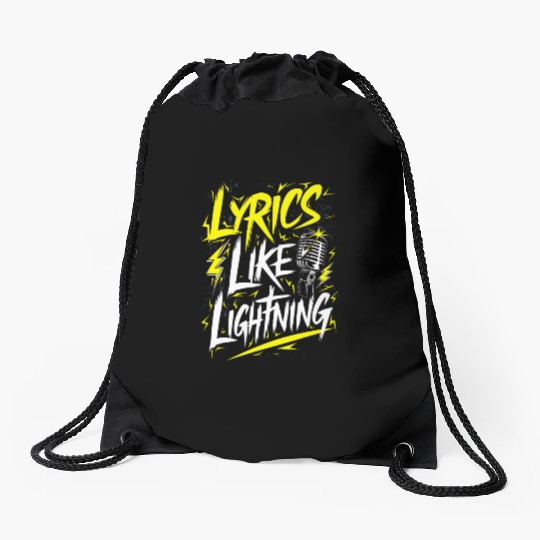 Epic Lyrical Battle of the Titans: Hip Hop Rap Drawstring Bags