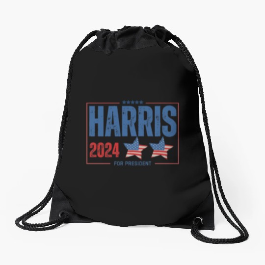 Kamala Harris for President 2024 3 Drawstring Bags
