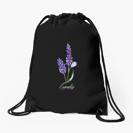 Lavender Flowers, Keen Gardner, Flower lover Drawstring Bags