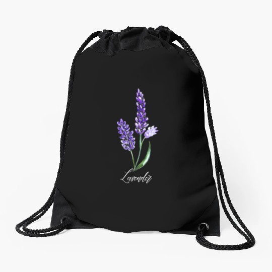 Lavender Flowers, Keen Gardner, Flower lover Drawstring Bags