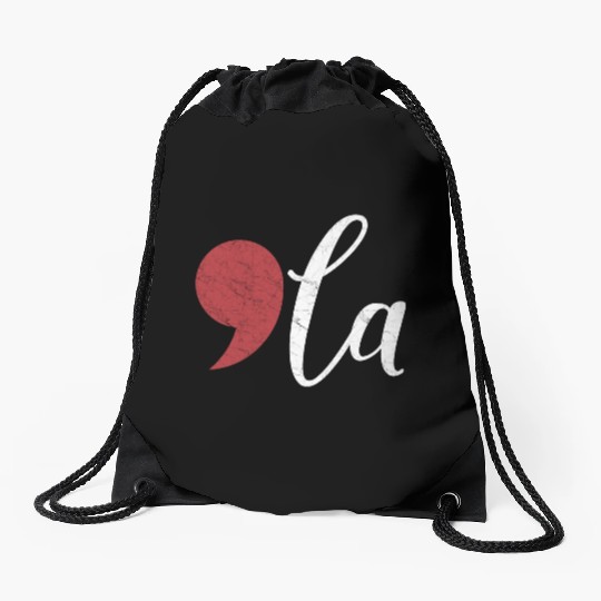 "comma-la" Kamala Harris for President 2024 Drawstring Bags