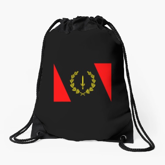 African American Heritage Flag 1967 Black History Drawstring Bags