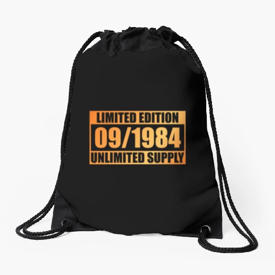 40th birthday Limited Edition - ꝏ Supply 09/1984 Drawstring Bags