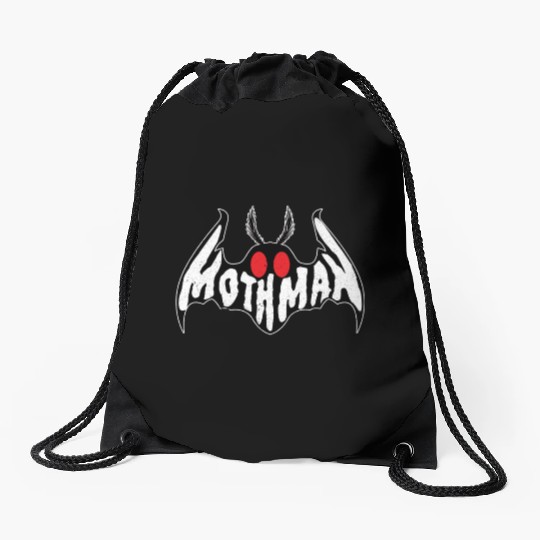 Mothman Monster Creepy Cryptid Drawstring Bags