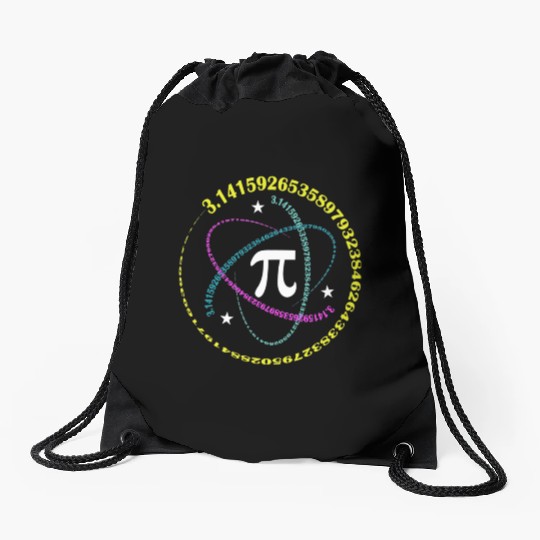 Pi day 3.14 Funny Math Lover Happy Pi day Drawstring Bags