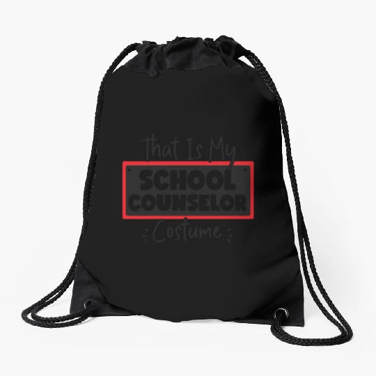 School Counselor Halloween That Is Drawstring Bags