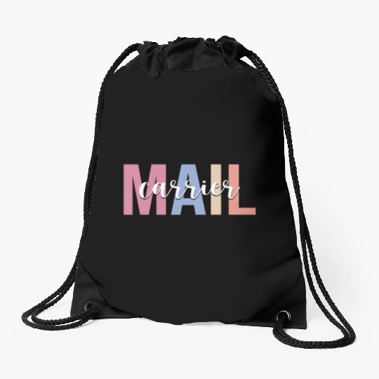 Mail Carrier Postal Worker Mailman Drawstring Bags