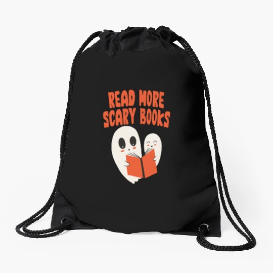 Read More Scary Books 4 Drawstring Bags