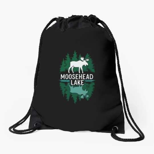 Moosehead Lake Maine. Drawstring Bags