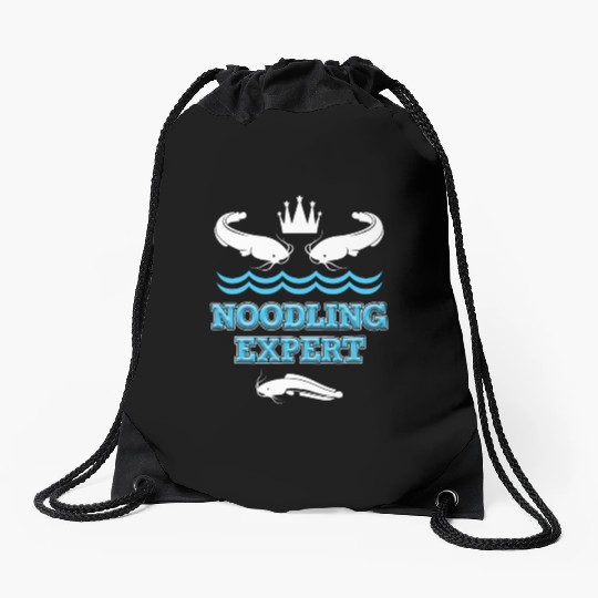 Noodler Catfish Fishing Noodling Expert Drawstring Bags