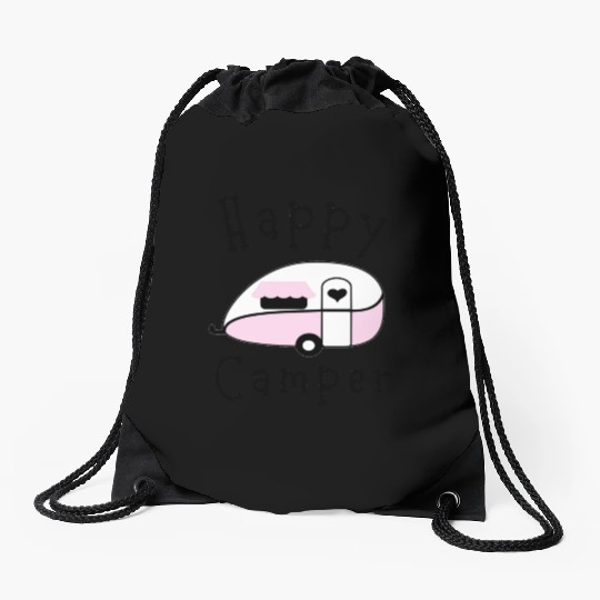 Happy Camper - Camping Drawstring Bags