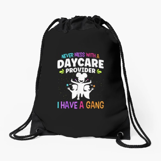 Daycare Teacher Drawstring Bags