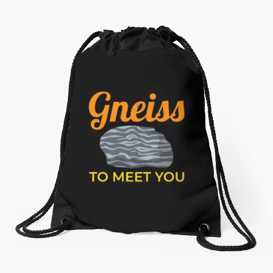 Gneiss Crystal Mineral Collecting Rock Hunting Drawstring Bags