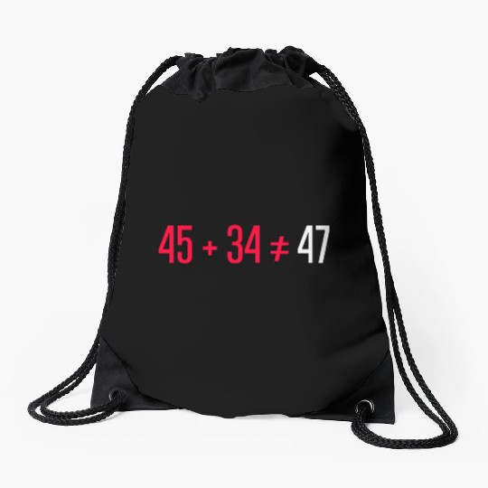 2024 election math Drawstring Bags
