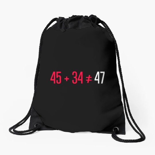 2024 election math Drawstring Bags