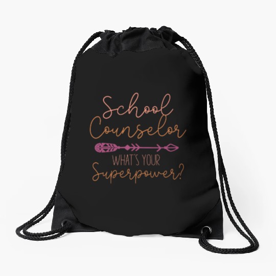 School Counselor I'm A School Drawstring Bags
