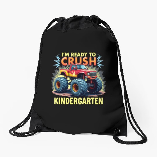 I'm Ready To Crush Kindergarten Drawstring Bags