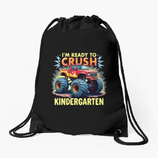 I'm Ready To Crush Kindergarten Drawstring Bags