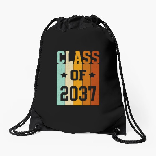 CLASS OF 2037 BACK TO SKHOOL. Drawstring Bags