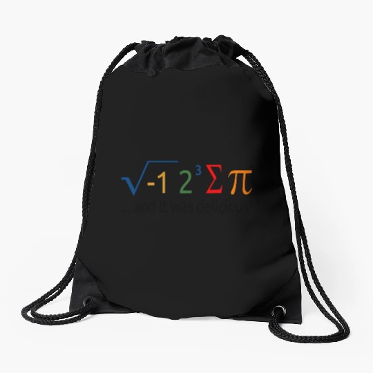 I Ate Some Pie And It Was Delicious 8 Pi Day 2WH2 Drawstring Bags