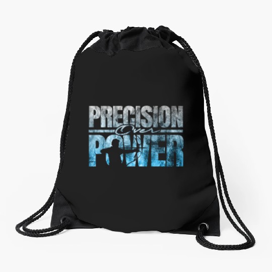 Archery Archer Precision over power Drawstring Bags