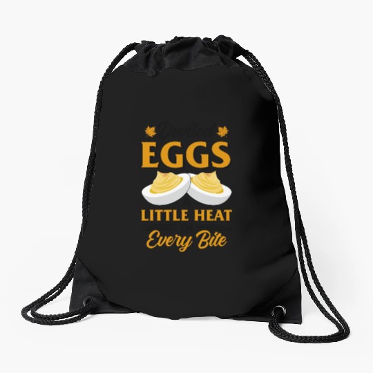 Funny Deviled Eggs Designs For Deviled Egg Lover Drawstring Bags
