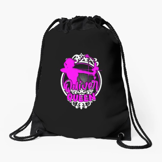 Archery Archer Quiver Queen Drawstring Bags