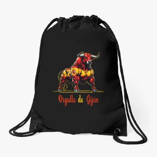 The Pride Gijón flag design Drawstring Bags