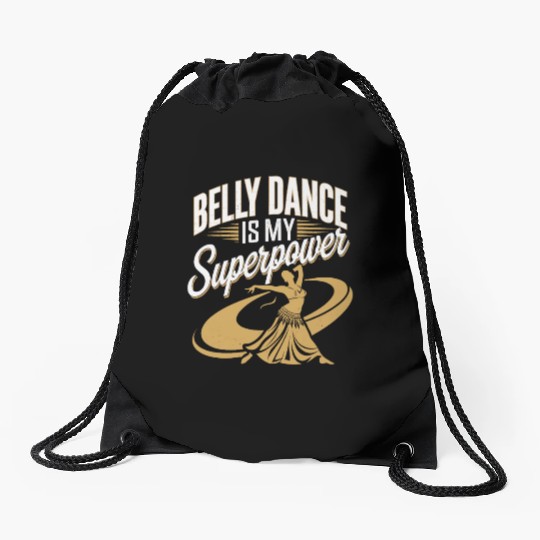 Tribal Fusion Rhythmic Dance Art For Belly Dance Drawstring Bags