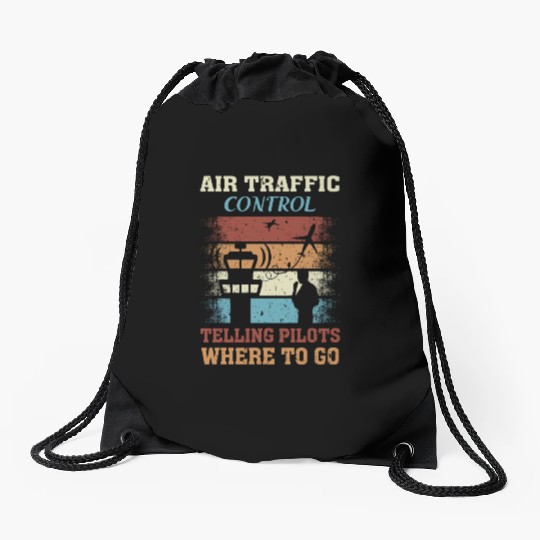 Funny Air Traffic Control Telling Pilots Where to Drawstring Bags