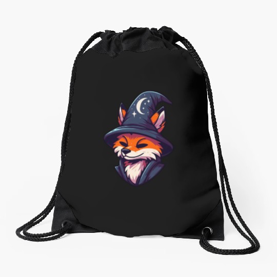 Fox Wizard - Magic Fantasy Drawstring Bags