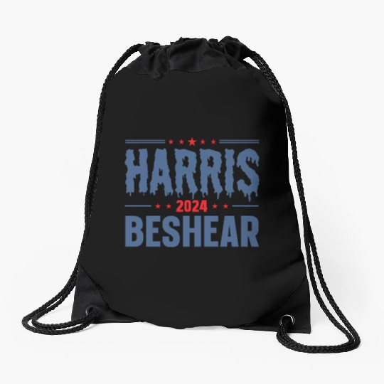 Kamala Harris 2024 for President Vote Tim Walz Drawstring Bags