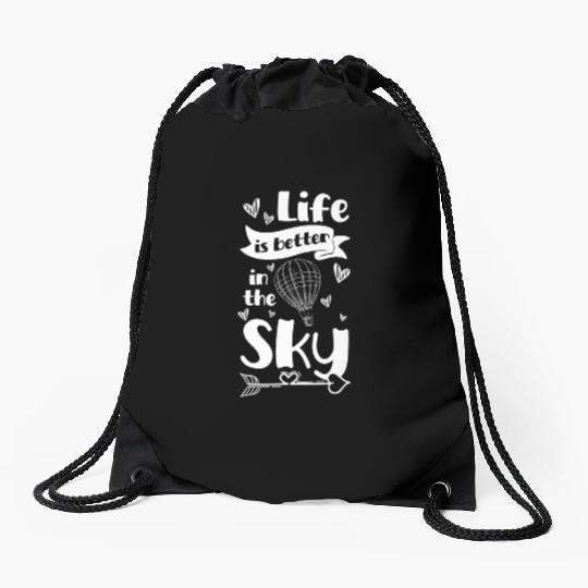 Hot Air Balloon Company Driving Sport Drawstring Bags