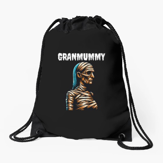 Mummy Grandma GRANMUMMY Halloween Women Horror Drawstring Bags