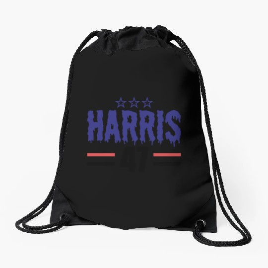 Kamala Harris 2024 for President Vote Tim Walz Drawstring Bags