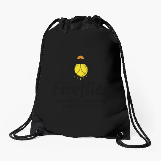 Fireflies Firefly Lightning Bug Insect Collector Drawstring Bags