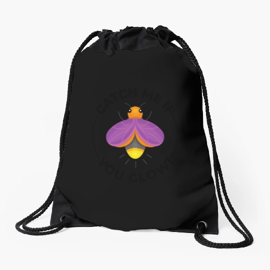Fireflies Firefly Lightning Bug Insect Collector Drawstring Bags