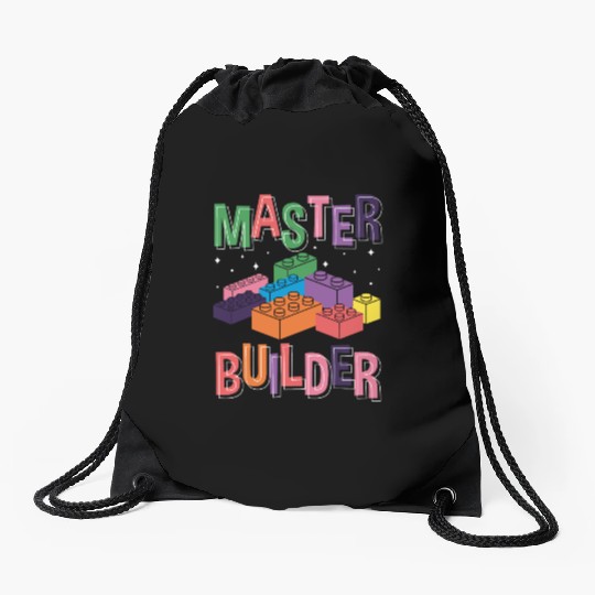 Blocks Children Imagination Creative Drawstring Bags