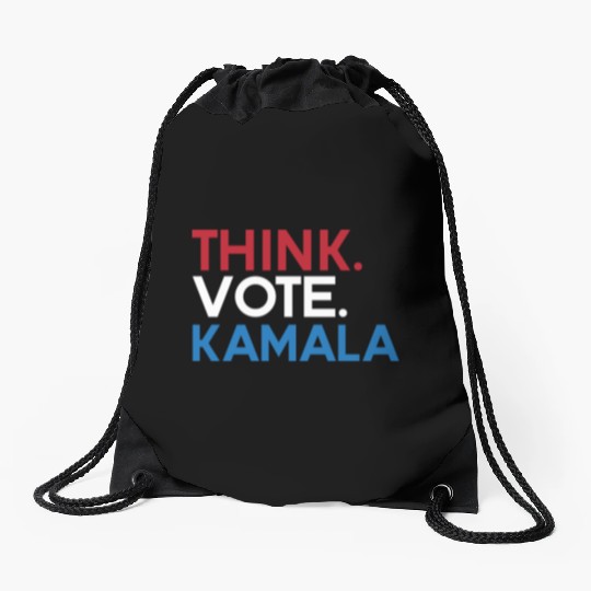 Kamala Harris 2024 for President Vote Tim Walz Drawstring Bags