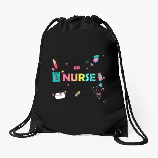 Love NURSE Drawstring Bags