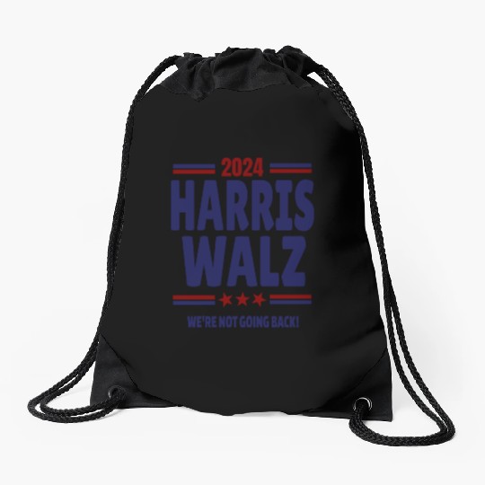 Kamala Harris TIM WALZ 2024 Drawstring Bags