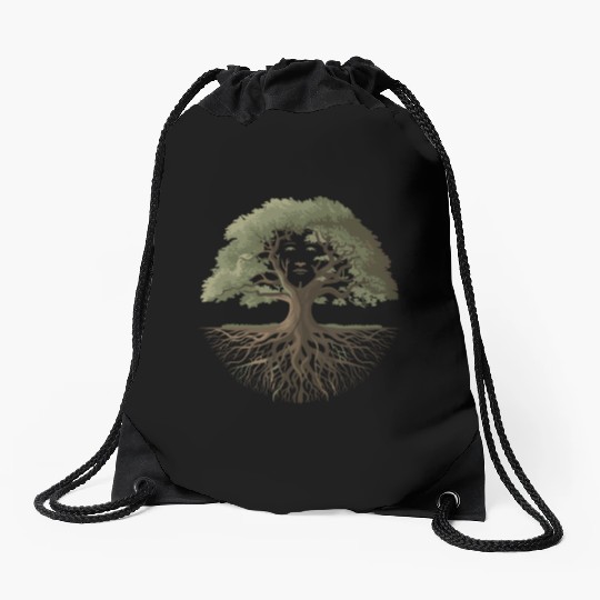 Tree of life for a Nature lover Drawstring Bags