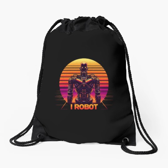 I Robot Drawstring Bags