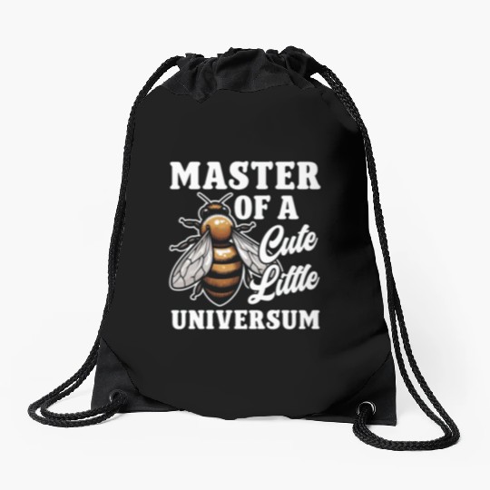 Master of a Cute Litte Universum Beekeeper Drawstring Bags